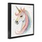 Stupell Industries Gold Speckled Pastel Unicorn Floating Frame, design by Creative Studio